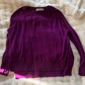 Zara Deep Purple Knit Top